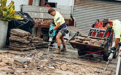 landscaping demolition